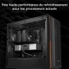 Be quiet! pure rock pro 3 noir ventirad radiateur, très haute performance de refroidissement, 6 caloducs noirs 6 mm haute perfor
