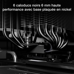 be quiet! Pure Rock Pro 3 LX ventirad radiateur, très haute performance de refroidissement, 6 caloducs 6 mm haute performance, 2