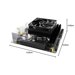 be quiet! Pure Rock LP, refroidisseur de processeur, TDP 100W, ventilateur 92mm PWM, 3 Heatpipes, design peu encombrant, ultra c
