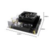 be quiet! Pure Rock LP, refroidisseur de processeur, TDP 100W, ventilateur 92mm PWM, 3 Heatpipes, design peu encombrant, ultra c