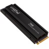 Crucial T500 SSD 2To PCIe Gen4 NVMe M.2 avec Dissipateur, Jusqu’à 7400 Mo/s, Compatible PlayStation 5, TLC NAND, Ordinateur de B