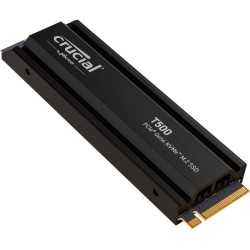 Crucial T500 SSD 4To PCIe Gen4 NVMe M.2 avec Dissipateur, Jusqu’à 7000 Mo/s, Compatible PlayStation 5, TLC NAND, Ordinateur de B