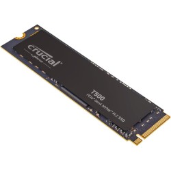 Crucial T500 SSD 1To PCIe Gen4 NVMe M.2, Jusqu’à 7300 Mo/s, TLC NAND, Compatible avec Ordinateur Portable et de Bureau, Disque D