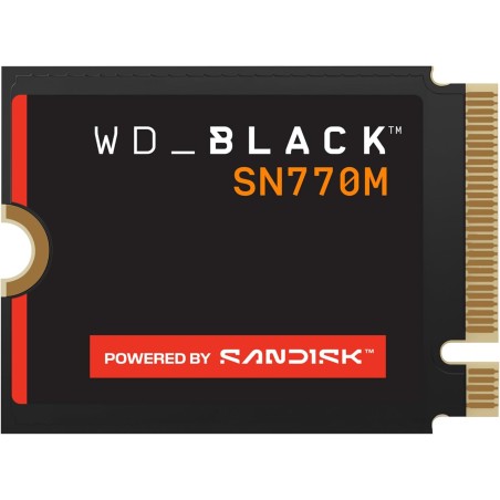 Wd_noir sn770m 1 to, disque ssd interne, m.2230 nvme, lecture jusqu'à 5150 mo/s, disque de jeu pour appareils de jeu portables, 