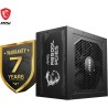 Msi mag a850gl pcie5 alimentation, 850w, 80 plus or, entièrement modulaire, atx 3.0, support gpu pcie 5.0, ventilateur fdb 120mm