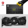 Msi mag a850gl pcie5 alimentation, 850w, 80 plus or, entièrement modulaire, atx 3.0, support gpu pcie 5.0, ventilateur fdb 120mm
