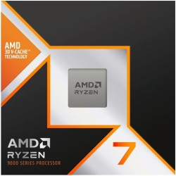 AMD RYZEN ™ 7 9800X3D 8 Coeurs/16 Threads débridés, Architecture Zen 5, 104 Mo Cache, 120W TDP, Jusqu'a 5.2 Ghz Frequence Boost,