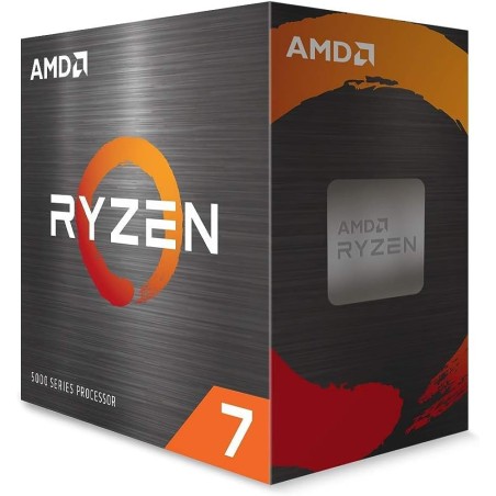 AMD Ryzen 7 5800X Processeur (8 Cœurs/16 Threads, 105W TDP, Socket AM4, 36 Mo Cache, jusqu'à 4,7 Ghz Fréquence Boost, sans Venti