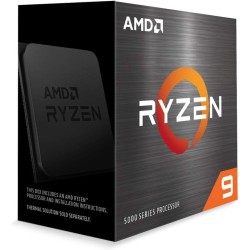 AMD Ryzen 9 5900X Processeur (12 Cœurs/24 Threads, 105W TDP, Socket AM4, Cache 70Mo, jusqu'à 4,8Gh Fréquence Boost, sans Ventila