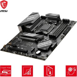 MSI B650 GAMING PLUS WIFI Carte mère, ATX - Pour processeurs AMD Ryzen 9000, 8000 & 7000, AM5 - VRM double rail 14+2 phases, DDR