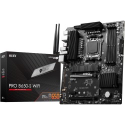 MSI Pro B650-S WiFi Carte mère, ATX - pour Les processeurs AMD Ryzen 9000, 8000 & 7000, AM5 - DDR5 Memory Boost 6000+MHz/OC, 2 x