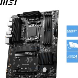 MSI Pro B650-S WiFi Carte mère, ATX - pour Les processeurs AMD Ryzen 9000, 8000 & 7000, AM5 - DDR5 Memory Boost 6000+MHz/OC, 2 x