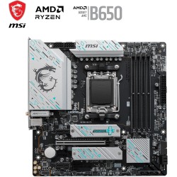 MSI B650M Gaming Plus WiFi Carte-mère, Micro-ATX - Compatible avec Les processeurs AMD Ryzen 9000, 8000 & 7000, AM5 - Mémoire DD