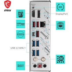MSI B650M Gaming Plus WiFi Carte-mère, Micro-ATX - Compatible avec Les processeurs AMD Ryzen 9000, 8000 & 7000, AM5 - Mémoire DD