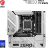 MSI B650M Project Zero Carte-mère Micro-ATX à connecteurs arrière - pour processeurs AMD Ryzen 7000 à 9000, AM5 - Alimentation d