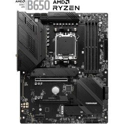 MSI MAG B650 TOMAHAWK WIFI Carte mère, ATX - pour Processeurs AMD Ryzen 7000, AM5 - VRM Duet Rail 14 Phases, SPS 80 A - DDR5 Mem