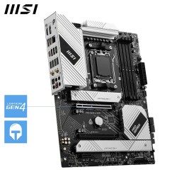 MSI Pro B650-A WiFi Carte mère, ATX - pour processeurs AMD Ryzen 9000, 8000 & 7000, AM5 - DDR5 Memory Boost 7600+MHz/OC, 2 x PCI