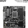 MSI Pro B650M-P Carte Mère, Micro-ATX - pour Processeurs AMD Ryzen 9000, 8000 & 7000, AM5 - DDR5 Memory Boost 6000+MHz/OC, 1 x P