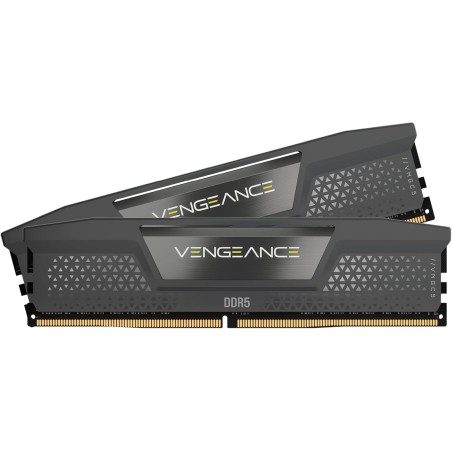 CORSAIR Vengeance DDR5 RAM 32GB (2x16GB) 6000MHz CL36 AMD Expo Mémoire Informatique Compatible iCUE - Gris (CMK32GX5M2E6000Z36)
