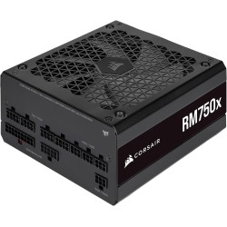 Corsair rm750x 80 plus or 750 watts bloc d’alimentation atx entièrement modulaire (ventilateur à lévitation magnétique de 135 mm