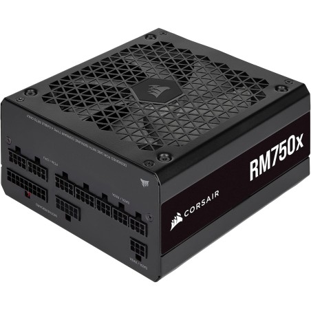 Corsair rm750x 80 plus or 750 watts bloc d’alimentation atx entièrement modulaire (ventilateur à lévitation magnétique de 135 mm