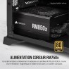 Corsair rm750x 80 plus or 750 watts bloc d’alimentation atx entièrement modulaire (ventilateur à lévitation magnétique de 135 mm
