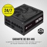 Corsair rm750x 80 plus or 750 watts bloc d’alimentation atx entièrement modulaire (ventilateur à lévitation magnétique de 135 mm