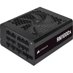 Corsair rm1000x 80 plus or 1000 watts bloc d’alimentation atx entièrement modulaire (ventilateur à lévitation magnétique de 135 