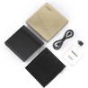 Lecteur CD Externe USB 3.0 et Type-C Portable CD/DVD +/-RW Graveur DVD Externe, Ultra Mince Lecteur DVD Externe pour PC Laptop D