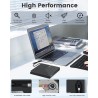 Graveur DVD Externe USB 3.0 Type-C, Plug and Play CD/DVD +/-RW Drive, Mince Lecteur CD DVD Externe pour PC Portable de Bureau iM