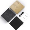 6 en 1 Lecteur CD Externe pour PC, USB 3.0 Type C CD/DVD +/-RW Graveur DVD Externe avec Lecteur de Carte SD/TF, Mince Lecteur DV