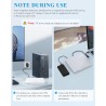 Lecteur CD/DVD Externe pour PC, USB 3.0 Type-C Portable Ultra Fin 13mm CD DVD +/-RW Drive, Plug & Play Graveur DVD Externe pour 