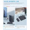 Graveur DVD Externe, Ultra Fin 13mm Portable Lecteur CD DVD +/-RW, USB 3.0 Type-C Plug & Play Lecteur CD Externe pour PC de Bure