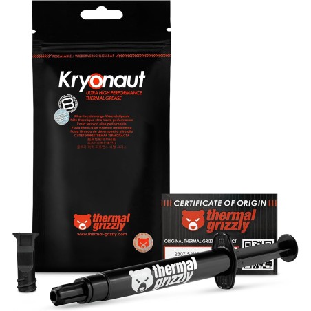 Thermal Grizzly - Kryonaut la pâte Thermique de la Plus Haute qualité - pour Le Refroidissement de Tous Les processeurs, Cartes 