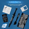 Pâte Thermique, 5.5g avec Toolkit de pâte pour CPU, pâte Thermique pour dissipateur Thermique pour IC/Processeur/CPU/Tout Refroi