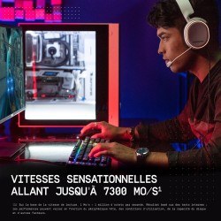 Wd_noir sn850x ssd 1 to, disque ssd interne avec dissipateur thermique, lecture jusqu'à 7300 mo/s, écriture jusqu'à 6,600 mo/s, 