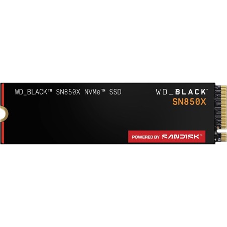 Wd_noir sn850x ssd 4 to, disque ssd interne, lecture jusqu'à 7300 mo/s, écriture jusqu'à 6,600 mb/s, gaming ssd, haute performan