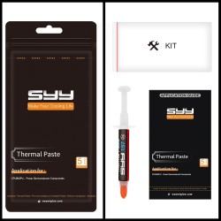SYY Pate Thermique,3g Pate Thermique Processeur, Pate Thermique avec Toolkit Nouvelle Mise à Niveau Facile à appliquer Pate Ther