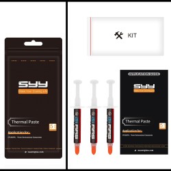 SYY Pate Thermique,15g Pate Thermique Processeur, Pate Thermique avec Toolkit Nouvelle Mise à Niveau Facile à appliquer Pate The