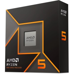AMD Ryzen 5 9600X Processeur (Radeon Graphique Intégré, 6 Coeurs/12 Threads, 65W TDP, Socket AM5, Cache 38Mo, jusqu'à 5.4 GHz Fr