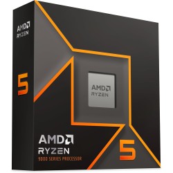 AMD Ryzen 5 9600X Processeur (Radeon Graphique Intégré, 6 Coeurs/12 Threads, 65W TDP, Socket AM5, Cache 38Mo, jusqu'à 5.4 GHz Fr