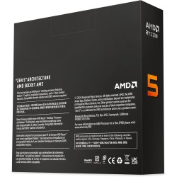 AMD Ryzen 5 9600X Processeur (Radeon Graphique Intégré, 6 Coeurs/12 Threads, 65W TDP, Socket AM5, Cache 38Mo, jusqu'à 5.4 GHz Fr