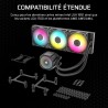 CORSAIR Nautilus 360 RS ARGB Refroidisseur Liquide pour CPU – 360mm AIO – Faible Bruit – Connexion Directe de Carte Mère – Intel