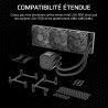 CORSAIR Nautilus 360 RS Refroidisseur Liquide pour CPU – 360mm AIO – Faible Bruit – Connexion Directe de Carte Mère – Intel LGA 