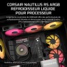 CORSAIR Nautilus 240 RS ARGB Refroidisseur Liquide pour CPU – 240mm AIO – Faible Bruit – Connexion Directe de Carte Mère – Intel