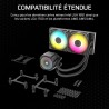 CORSAIR Nautilus 240 RS ARGB Refroidisseur Liquide pour CPU – 240mm AIO – Faible Bruit – Connexion Directe de Carte Mère – Intel