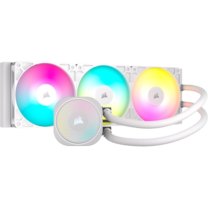 CORSAIR Nautilus 360 RS ARGB Refroidisseur Liquide pour CPU – 360mm AIO – Faible Bruit – Connexion Directe de Carte Mère – Intel