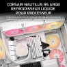 CORSAIR Nautilus 360 RS ARGB Refroidisseur Liquide pour CPU – 360mm AIO – Faible Bruit – Connexion Directe de Carte Mère – Intel