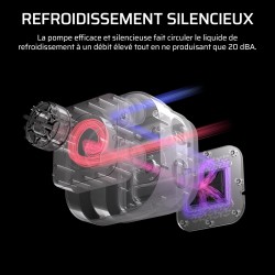 CORSAIR Nautilus 360 RS ARGB Refroidisseur Liquide pour CPU – 360mm AIO – Faible Bruit – Connexion Directe de Carte Mère – Intel