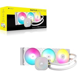 CORSAIR Nautilus 360 RS ARGB Refroidisseur Liquide pour CPU – 360mm AIO – Faible Bruit – Connexion Directe de Carte Mère – Intel